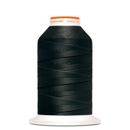 Outdoor 40 - The Special Sewing Thread for Outdoor Textiles. No. 40 Length 400 m - UV Resistant Sewing Thread 798300 (Black-1000)