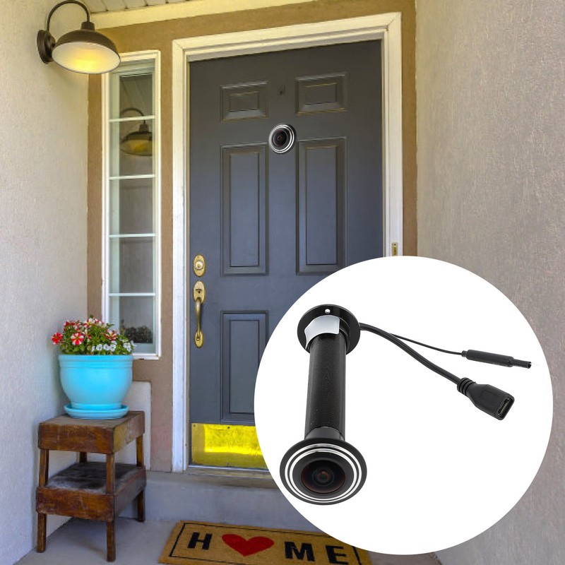 Peephole Camera 1080P HD 180 Degree Lens 2 Way Talk