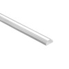 sourcing map 10mmx5mmx250mm Transparent Clear Solid Acrylic Semicircle Rod PMMA