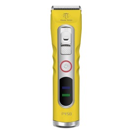 Fenice Totem Professional Dog Grooming Clippers, Cordless, 36W Motor, 4000mAh Battery, 4-in-1 Blade, with 5 Guide Combs (Yellow)