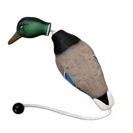 HuntEumUp Dog Bumpers Bundle - 6X Standard Fetch Trainers, White/Orange, Mallard Dummy for Enhanced Retrieval Skills