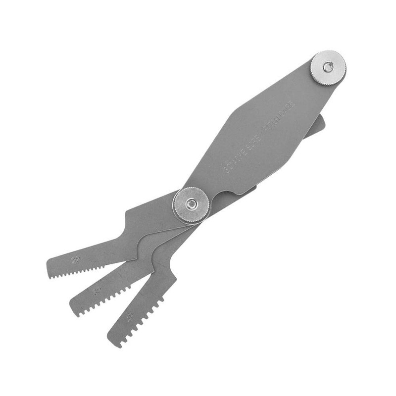 Jadpes T Thread Pitch, T-shaped Trapezoidal Thread Adjustment Template Thread