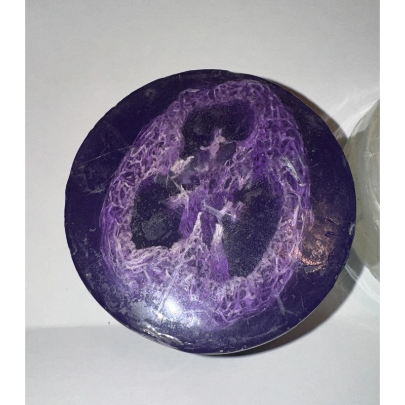 LOOFAH SOAP - Lavender Citrus Coconut SCENT SOAP - 3.5