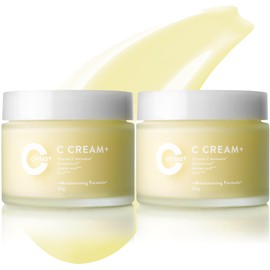 【高保湿クリーム2本セット】 CVITASプラス ビタミンC アゼライン酸 レチノール C CREAM+ クリーム (約2ヶ月分) 80g 毛穴ケア 柑橘 香り シービタス CVITAS +
