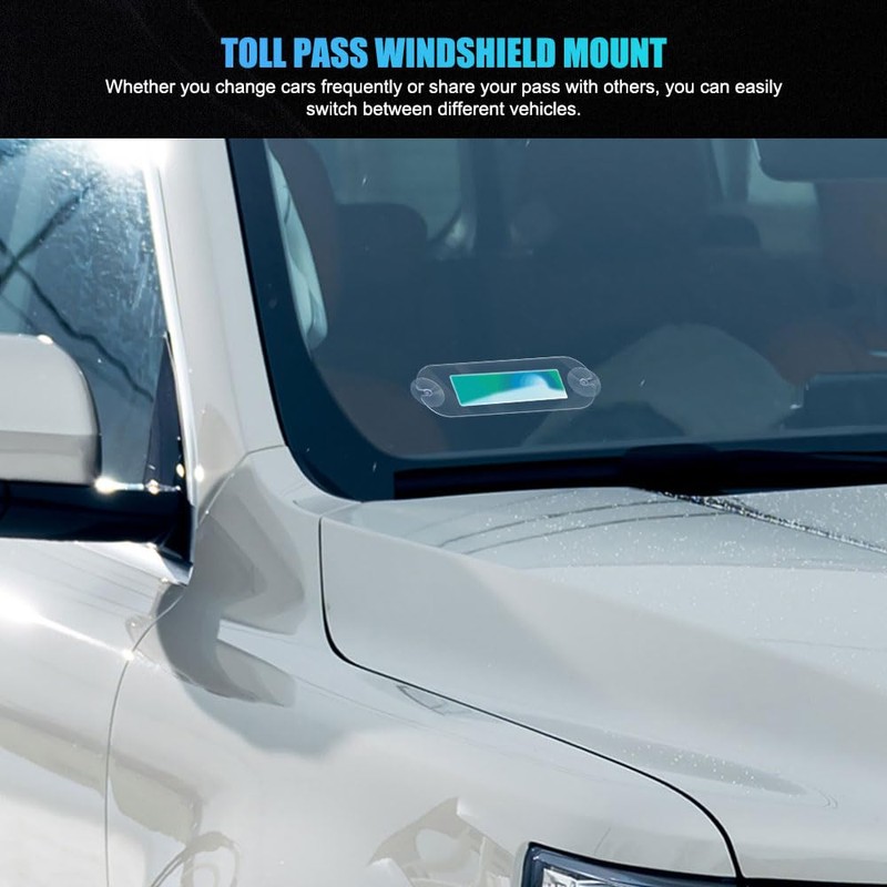 Lyxheth 2PCS EZ Pass Holder, EZ Pass Transponder, Ez Pass