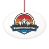 CafePress Windham Mountain Windham New York Oval Wood Ornament, 5.25"