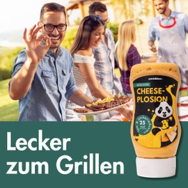 Pandalicious Sauces - Low Calorie, Sugar & Fat - No Artificial Preservatives - Gluten Free - 100% Flavour (Cheeseplosion - Cheese Sauce)