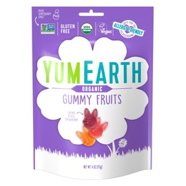 YumEarth Gummy Fruits Allergy Friendly Organic Vegan Candy 4 oz Gluten Free Treats