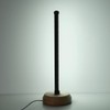ANLAIBO Modern Led Wood Table Lamp, 3-Color Temperature Bedside Lamp,Bedroom