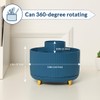 SKYDUE 360 Degree Rotating Desk Organizer, Dual-Purpose Pencil Pen Holder,