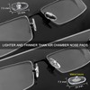 Eyeglass Nose Pads, GOTOBA 22 Pairs Screw-in Eyeglasses Nose Pads,