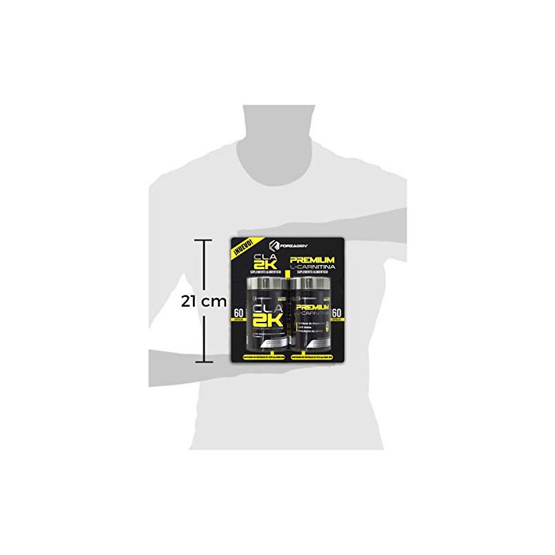 Forzagen CLA-2K Premium L-Carnitina Two Pack - 60 Capsulas cu