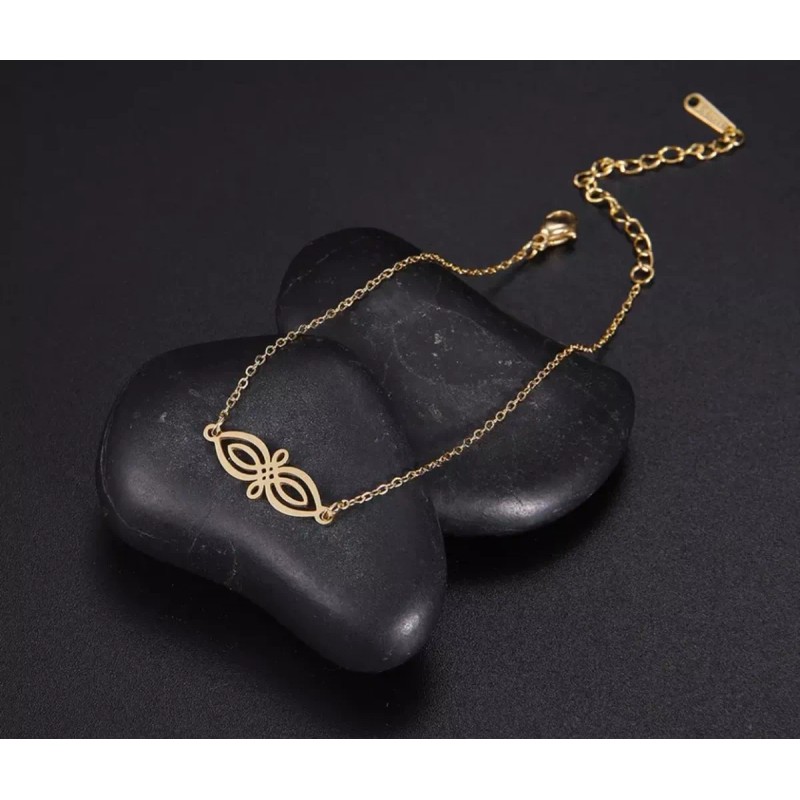 COLIBRI ALEGRE Pulsera Nudo De Bruja En Forma De 8