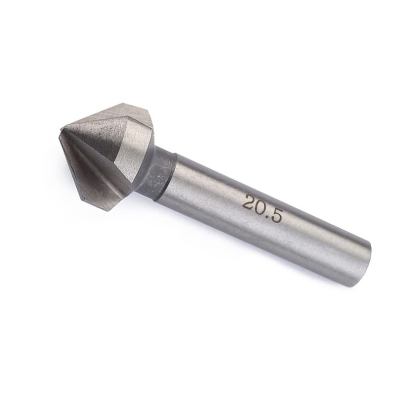 6 Pcs Cobalt Steel Single-End Countersink Chamfer Tool Deburring Tool