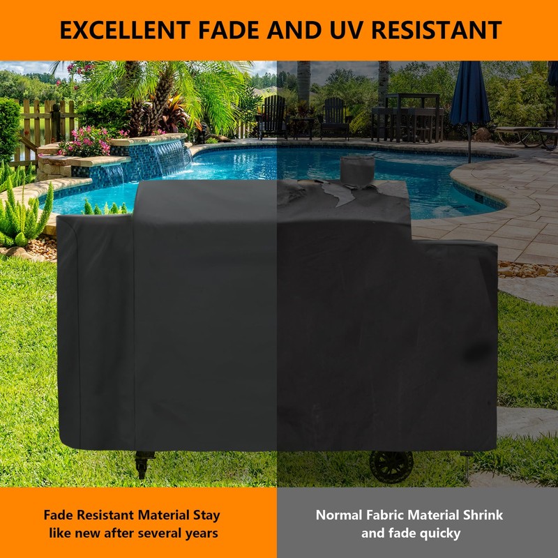 Grill Cover for Pit Boss 1100 Pro Series 1260 Triple-Function