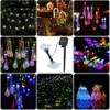 SOWAZ Solar String Lights 30 LED Water Drop Solar Waterproof