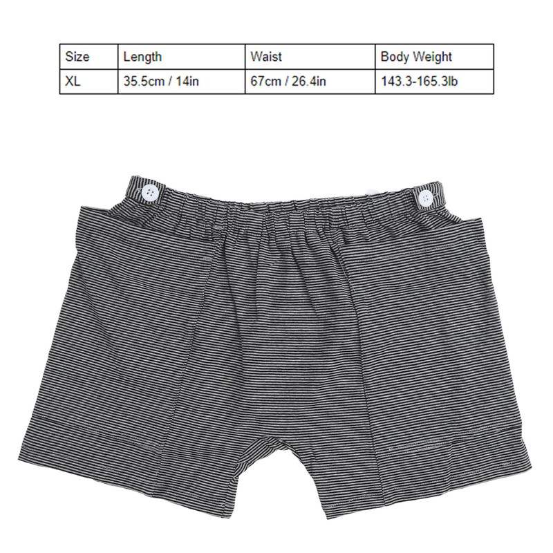 Female Urine Bag Pants Incontinence Care Double Pocket Fit 2000ml