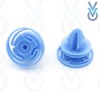 VVO Fasteners Plastic Side Body Moulding Clip Blue Pack of