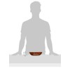 Winco WWB-10 Wooden Woven Salad Bowl, 10-Inch, Brown