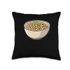 Natto In A Bowl Throw Pillow