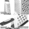 Zulay Cheese Grater with Easy Grip Handle