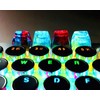 1 Pcs Handmade Seabed Landscape R4 Keycap Resin Artisan Backlit
