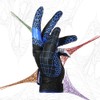 SpiderGrip Golf Glove Men's Left Hand - Blue/SpiderGrip Nonslip Golf