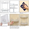 Hawsam No Drilling Bathroom Corner Shelves, Aluminum 2 Tier Shower