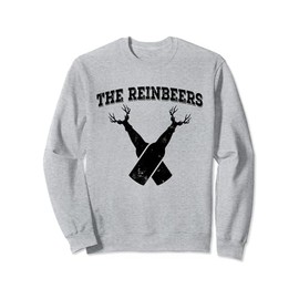 The Reinbeers Funny Reindeer Beer Christmas Drinking Xmas Sweatshirt