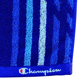 Champion 5065022700 Sports Towel, Approx. 13.4 x 43.3 inches (34 x 110 cm), Speed Logo, Blue