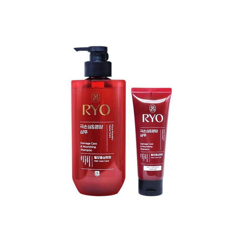 ryo Ryeo Hambit Extreme Damage and Nutrition Shampoo 480ml+112ml Set