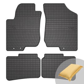 FROGUM EL Toro Rubber Mats All Year Round Set of Car Floor Mats for Hyundai i30 I 2007-2012 | Durable Rubber Material | 1.5 cm Protective Edge