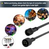 Tomatosd Waterproof Extension Cable for Solar Outdoor String Lights, 6