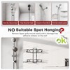 Sewulidon Stainless Steel Hanging Shower Caddy for Handheld Shower Heads,Adjustable