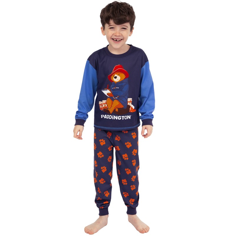 Paddington Bear Pyjamas Boys Long Sleeve Pyjamas Children Pyjamas for