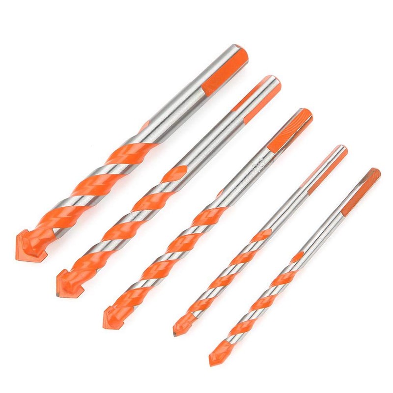 Broca Triangular de 5 Piezas Brocas Multifuncionales para Azulejos Brocas