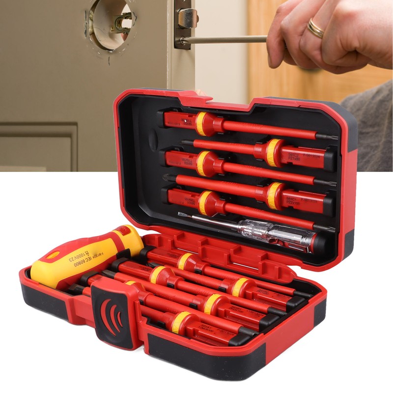 Premium Insulated Screwdrivers Set Insulated Professional Electricians Slotted Crossed Screwdriver