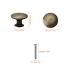 NC 10 Pcs Vintage Round Drawer Handle Retro Pull Handles