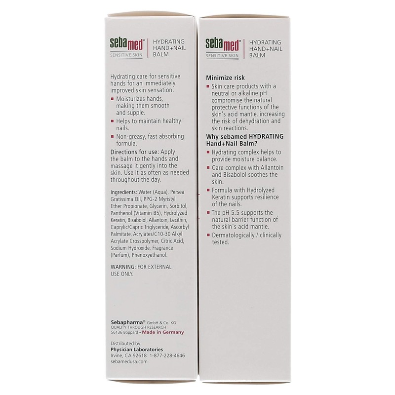 Sebamed Manuales y Blsamo de uas, 2,6 oz (75 ml),