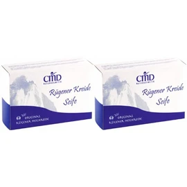 CMD Mineral Soap with Rügener Chalk Pack of 2 (Vegan, Natural Cosmetics)