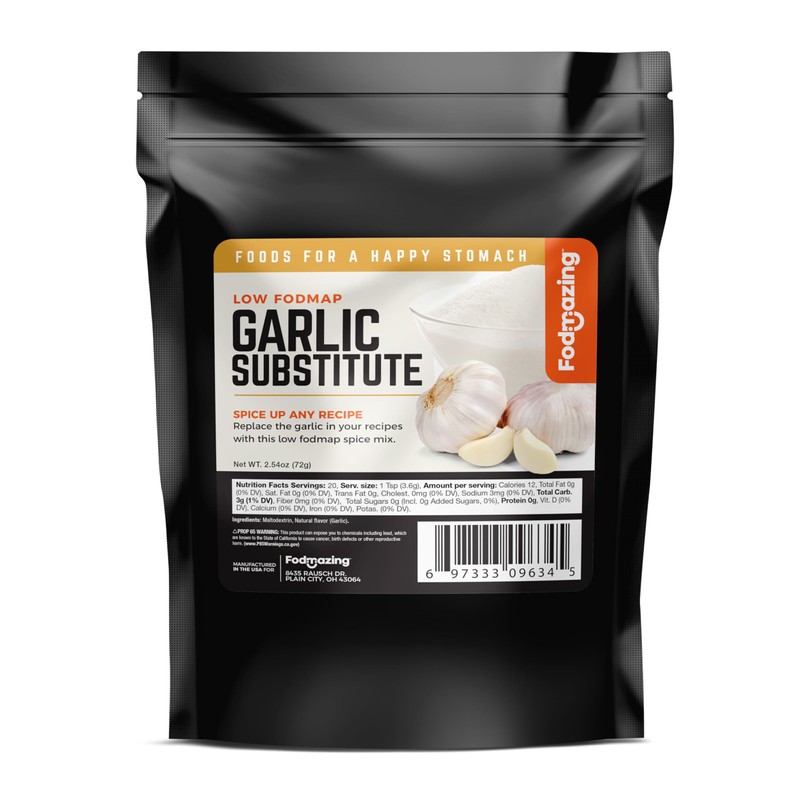 Fodmazing Garlic Replacer Substitute, Low FodMap Garlic Replacement, IBS Friendly,