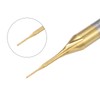 uxcell 10Pcs 0.3mm Titanium Coat Carbide End Mill Engraving Milling