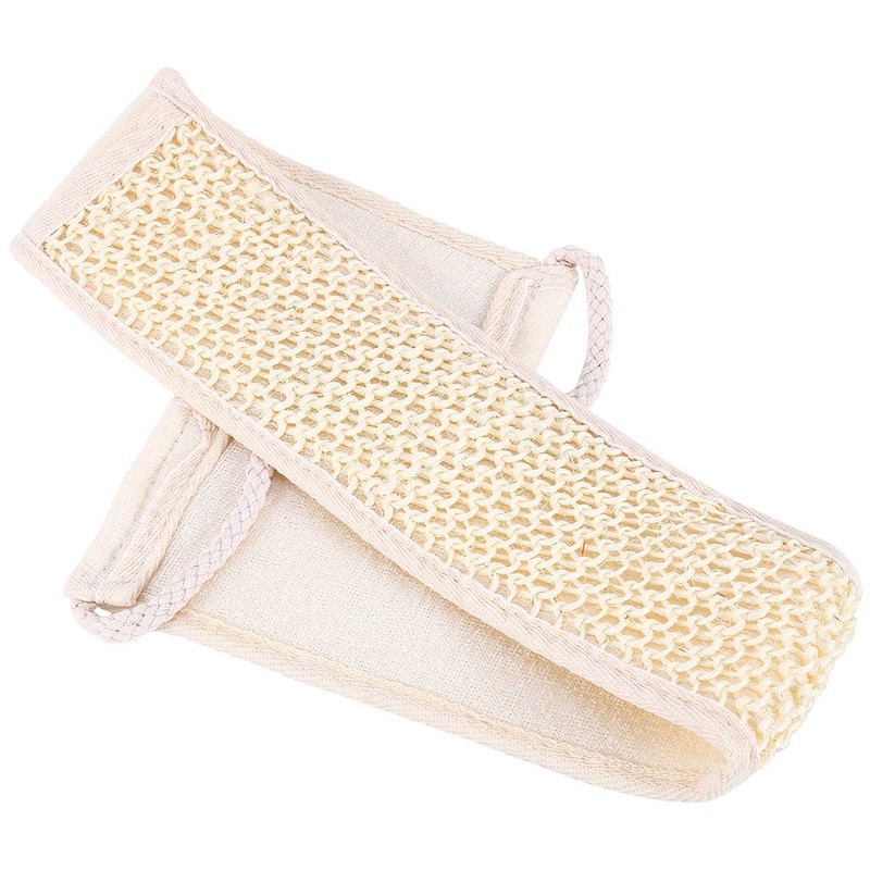 Bath Wash Strap, Exfoliating Loofah Back Exfoliating Sponge for Shower