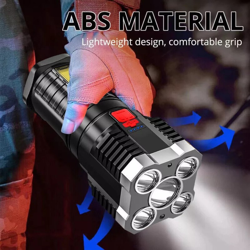 Valuebuybattery Super Bright LED Torch Flashlight Tactical Camping Outdoor Lamp