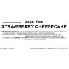 Andy Anand Gluten Free & Sugar Free Strawberry Cheesecake 9",