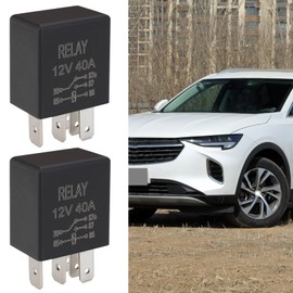 Be In Your Mind 2Pcs Micro Relay 5 Contacts Changeover CO 12V 15A 25A 40A Vehicle with Diode Relay Switch 5Pin Automotive Power Relay 95225-2D000,25422819, 6555HJ