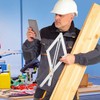 BESTonZON Protractor Made of Stainless Steel Angle Finder for Carpenters