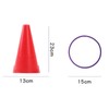 Carnival Games Set Propylene with Mesh Bag Traffic Cone Throwing
