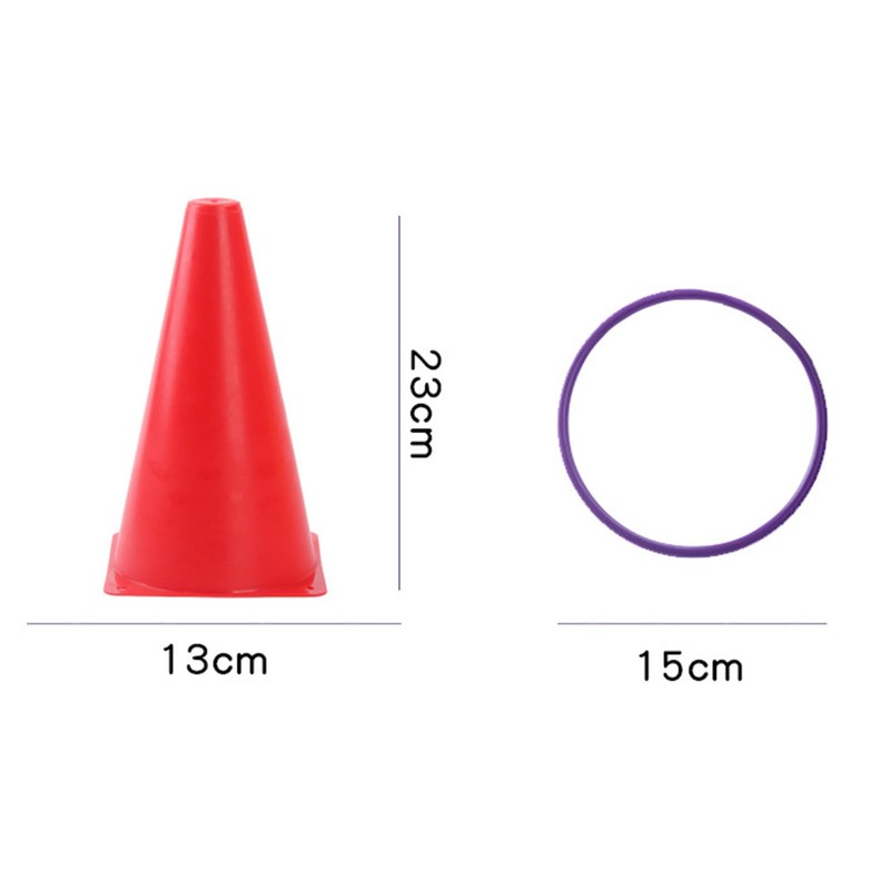 Carnival Games Set Propylene with Mesh Bag Traffic Cone Throwing