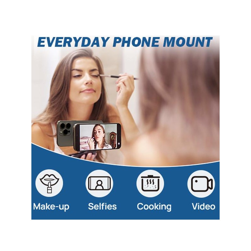 Joytutus Multifunctional Vacuum Suction Phone Holder for car - Foldable